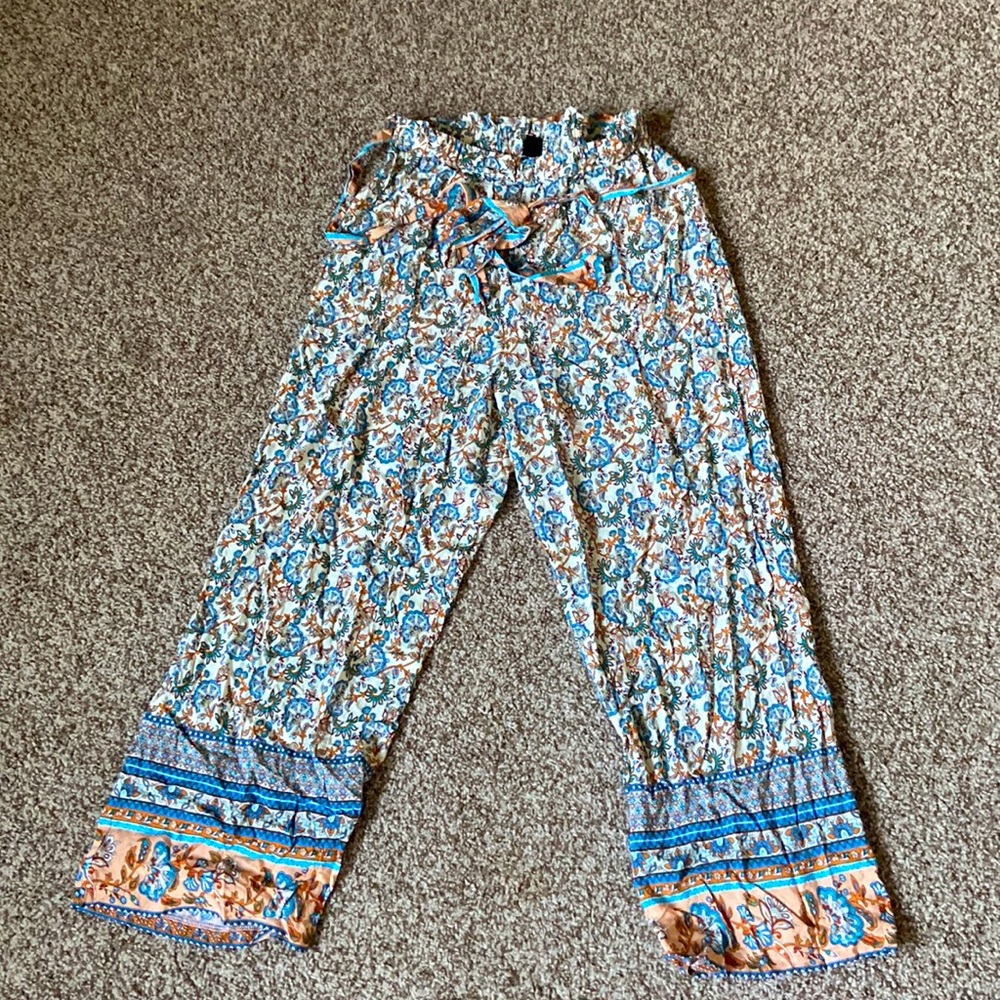 Shein tie pants, Size M
